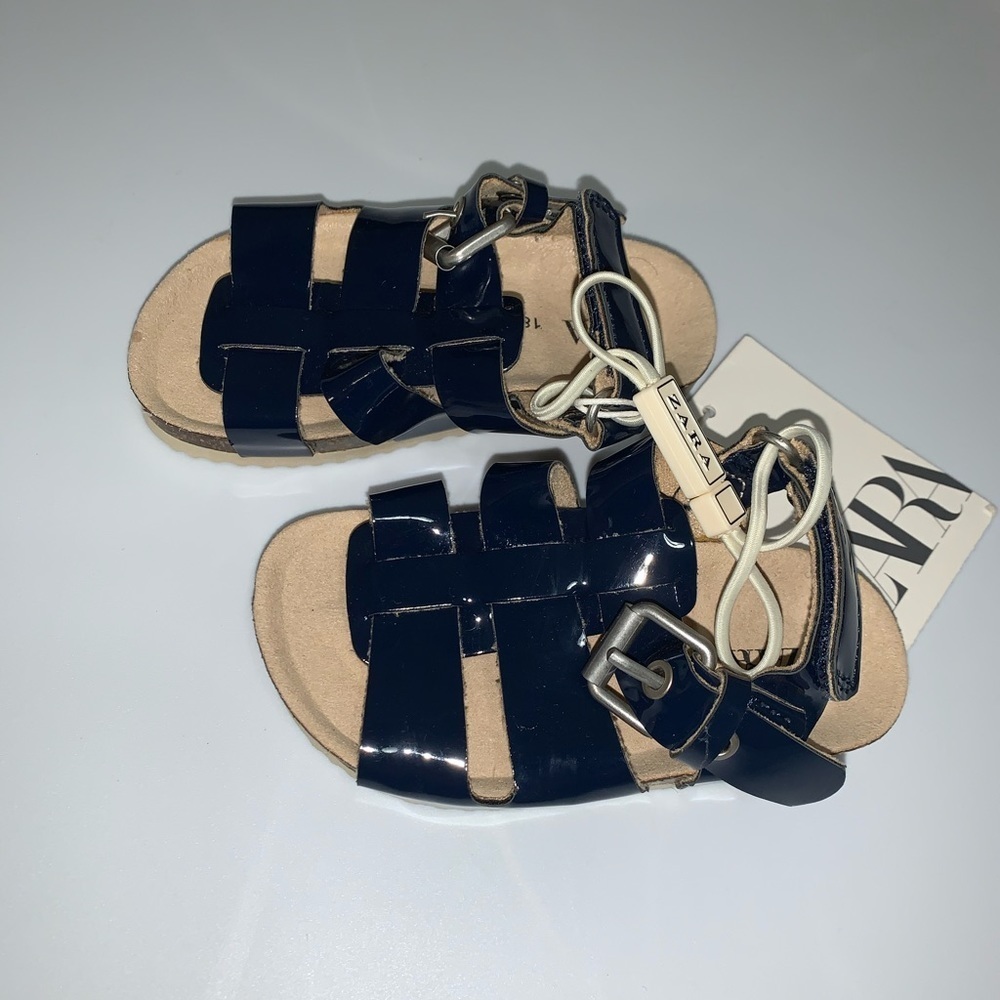 ZARA SANDALS WITH STRAPS Toddler SZ 3 - Picture 6 of 8